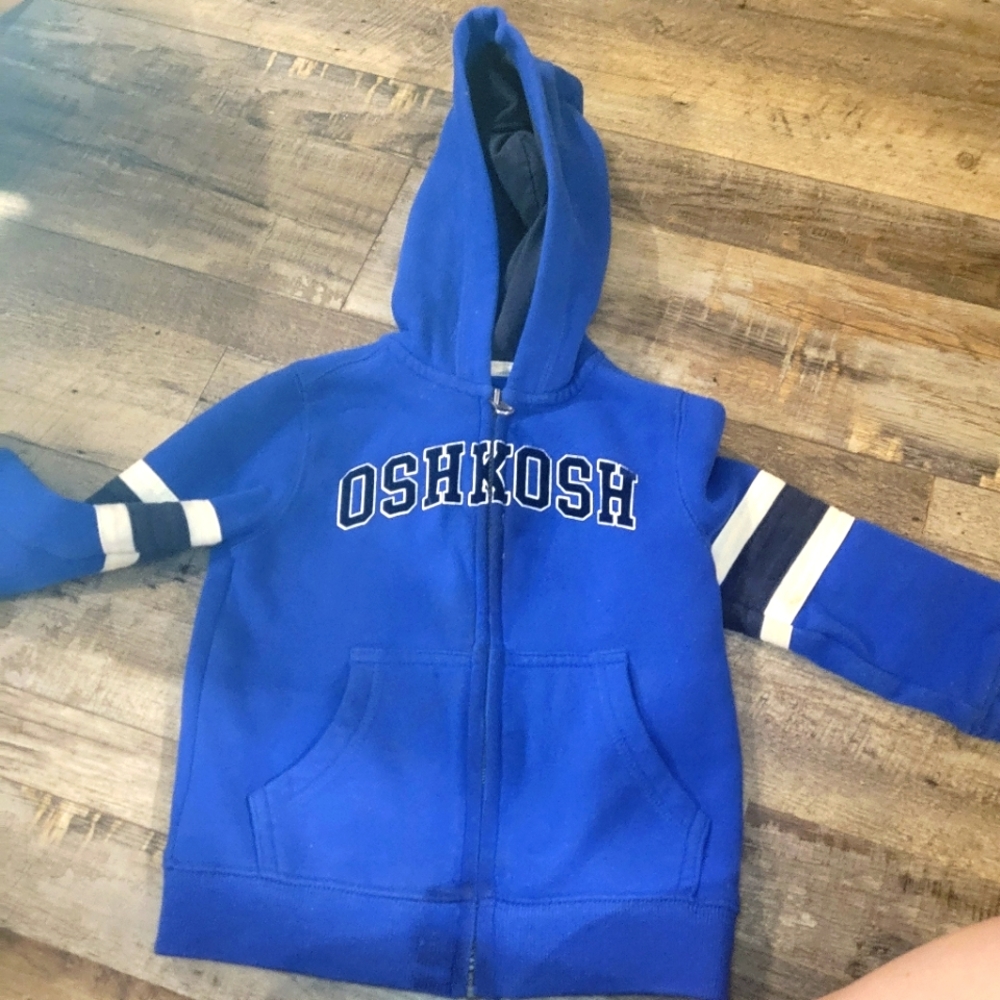 Blue OshKosh zip up Hoodie 2T